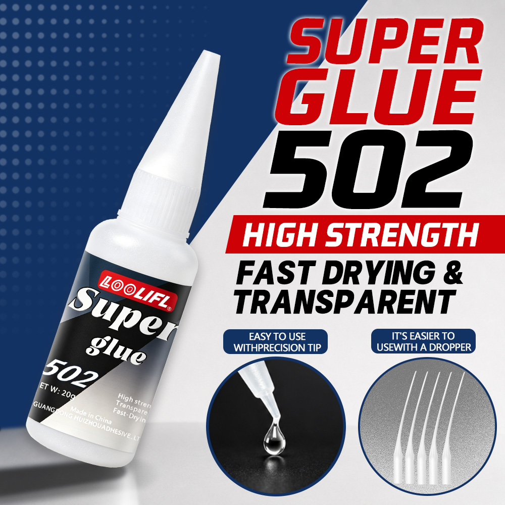 Marine Aquarium Glue - Loolifl-502-20Ml Adesivo Instantâneo Transparente de Cianoacrilato
