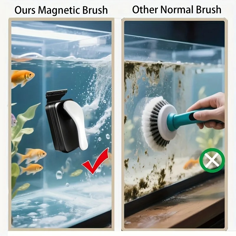 Limpador Magnético Flutuante p - Marine Aquarium Glass Scraper avaliação e preço